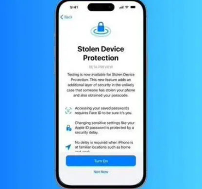 咸丰苹果授权维修店分享被盗设备保护功能开启方法 