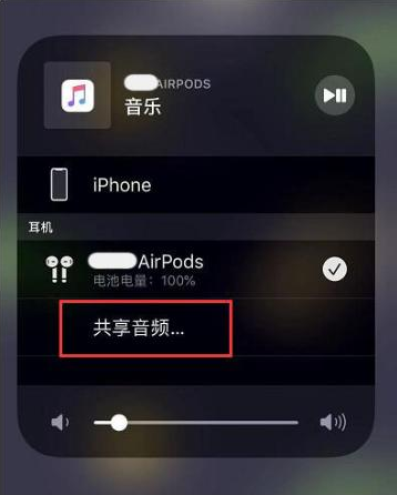 咸丰苹果14音频维修点分享iPhone14音频共享设置方法 