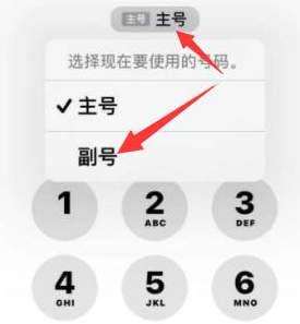 咸丰苹果14维修店分享iPhone 14 Pro Max使用副卡打电话的方法 